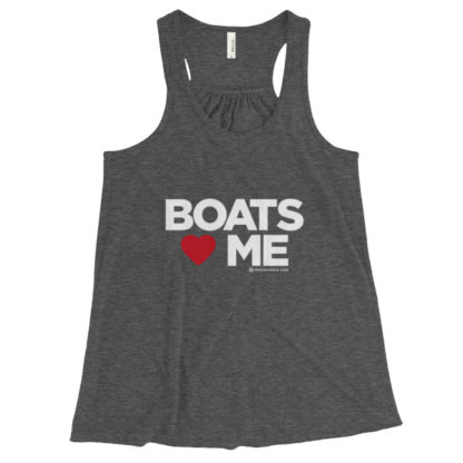 Boat Love Women's Flowy Racerback Tank