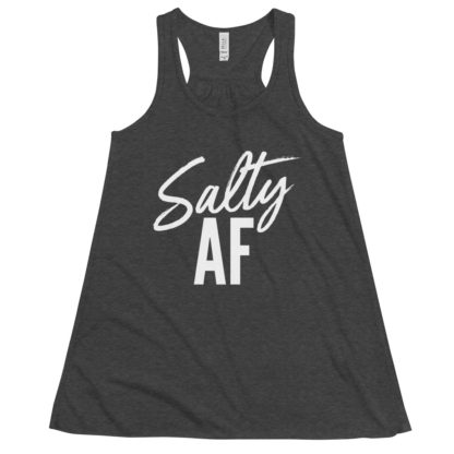 Salty Women's Flowy Racerback Tank - Image 2